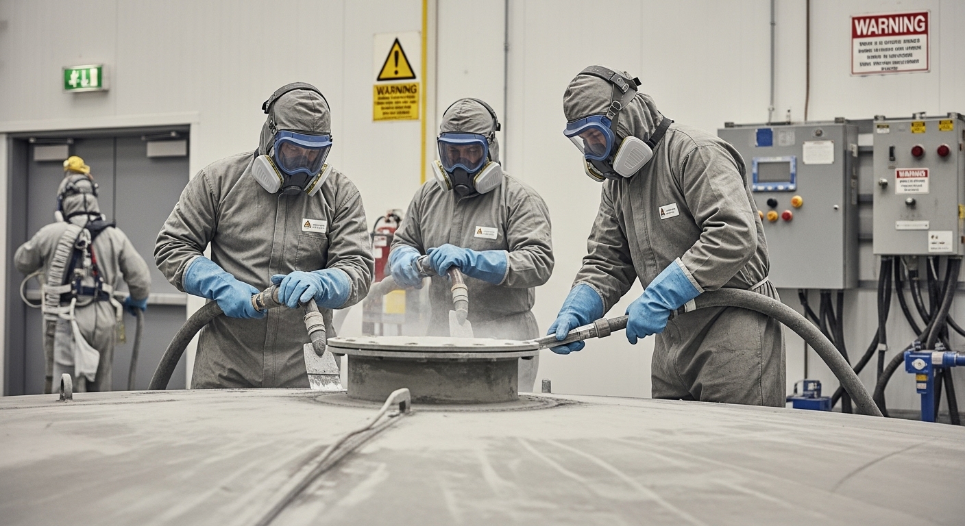 Water Tank Lead Paint Removal And Safety